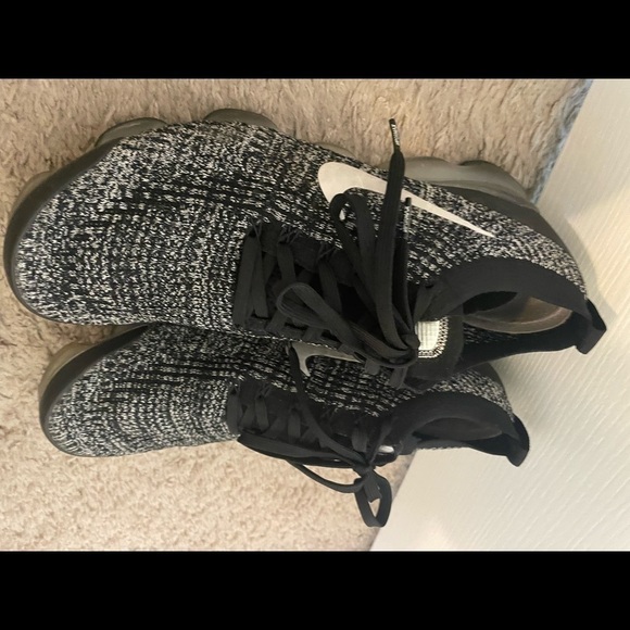 Nike Air VaporMax Flyknit 3 Oreo 2019 - AJ6900-002 Men’s Size 11.5 -See Photos - Picture 3 of 7
